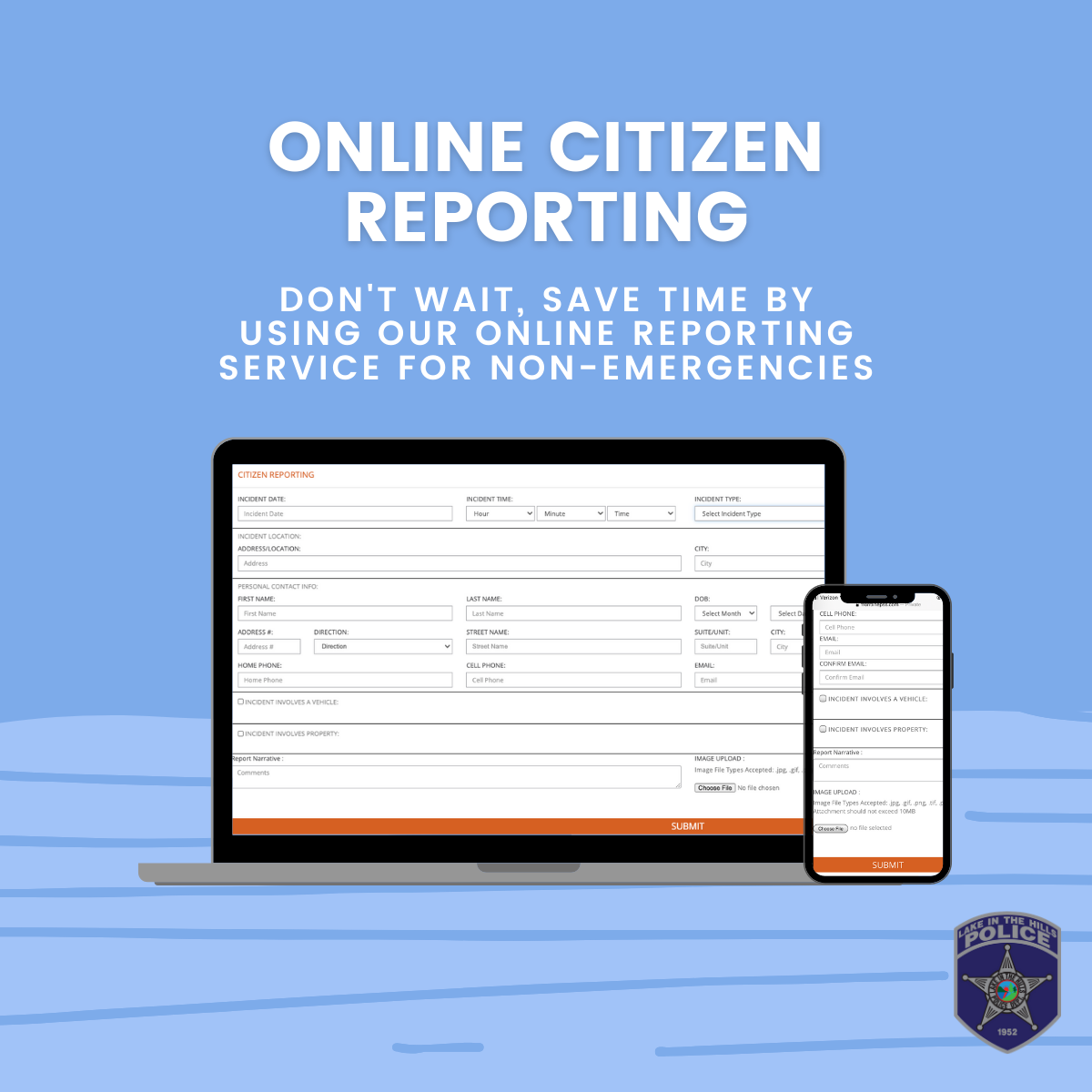 Online Citizen Reporting Website Image