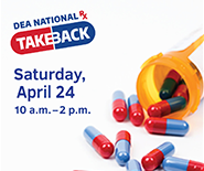 DEA Takeback Day Thumbnail April 24